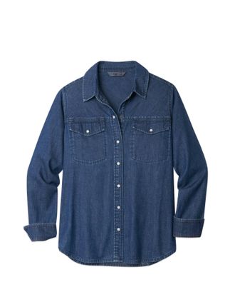 Stio Womens Slipstone Japanese Denim Shirt