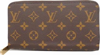 Louis Vuitton Brown Fuchsia Long Wallet (Bi-Fold) (Pre-Owned)