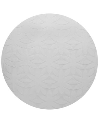 Beliani Tappeto Rotondo Grigio Chiaro In Jacquard &Oslash; 160 Cm Hood