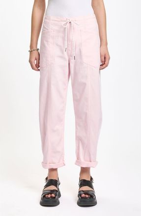 Daze Villa Cuffed Drawstring Pants in Petal at Nordstrom, Size 28