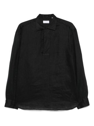 Tagliatore Camicia in lino - Nero