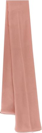 Max Mara Accessoires, Dames, Beige, ONE Size, Beige Sjaal met Gestikte Profielen
