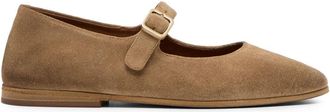 Mars&egrave;ll Scivolo suede ballet flats - women - Suede - 37.5 - Neutrals