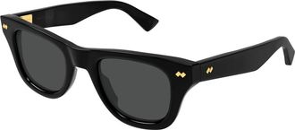 Bottega Veneta Bv 1486S Zonnebril - Heren - Zonnebrillen - Zwart - 48 MM - Accessoires