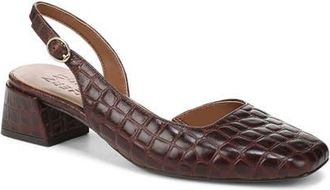 Naturalizer Jayla Half dOrsay Slingback Pump in Cappuccino Brown at Nordstrom, Size 7.5