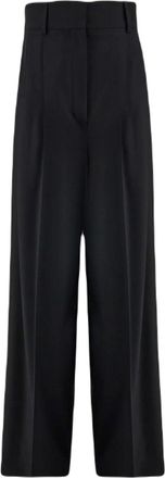 Ferragamo Ferragamo Wide-Leg Wool Trousers