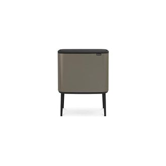 Brabantia Bo Touch Bin Cestino per rifiuti, 11 + 23 litri, Grigio (Platinum)