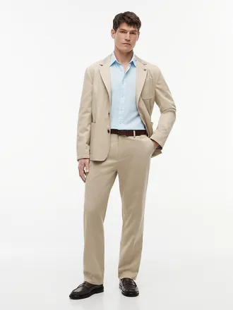 Tommy Hilfiger Mens Regular Fit Cotton Twill Chino - Sandalwood - 30W x 30L
