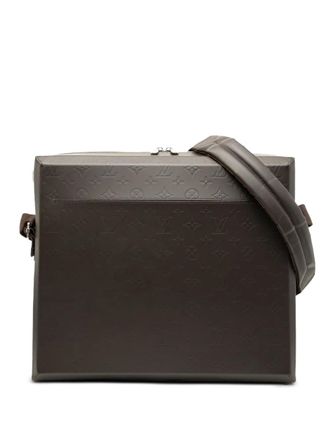 Louis Vuitton 2001 Monogram Glace Steve business bag - Brown