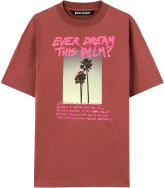 Palm Angels Palm Dream cotton T-shirt - men - Cotton - M - Red