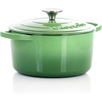 Crock-pot Artisan 2 Piece 3 Quarts Enameled Cast Iron Dutch Oven in Pistachio Green at Nordstrom