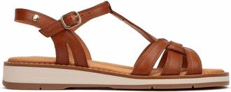 Pikolinos Roquetas - Dames - Sandalen - Bruin - 35 EU - Leer - Schoenen