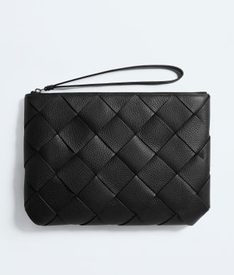 Bottega Veneta Diago Large Pouch - Black - Man - U