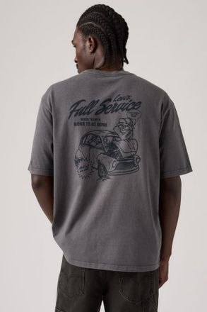 Levi's Workwear Graphic Tee - Men - 2XL - Grey / Levis Full Service Periscope