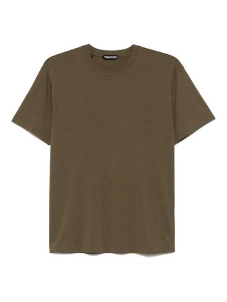 Tom Ford basic T-shirt - Green
