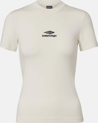 Balenciaga 3B Sports Icon cotton-blend jersey T-shirt