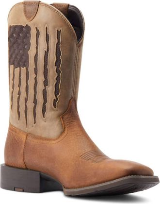 Ariat Mens Sport My Country Venttek Western Boot In Brown