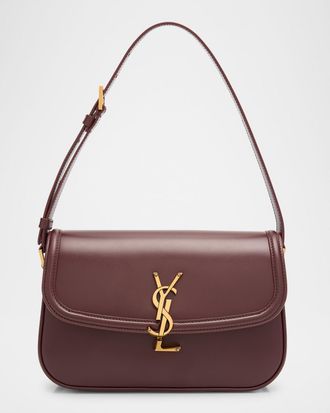 Saint Laurent Solferino Medium YSL Shoulder Bag in Smooth Leather