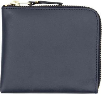 Comme Des Gar&ccedil;ons Classic Leather Line Wallet - Heren - Portefeuilles - Blauw - ONE Size - Leer - Accessoires
