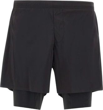SATISFY Satisfy - TechSilk 8 Shorts - Heren - Sport - Zwart - Maat: L Zijde