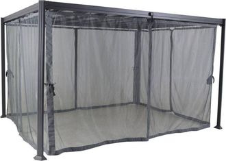 Hesperide Hesperide - Mosquitera Para Cenador Belize Gris - Para Belize Con Lamas 3 X 38 M (4 Mosquiteras) - Hesp&eacute;ride