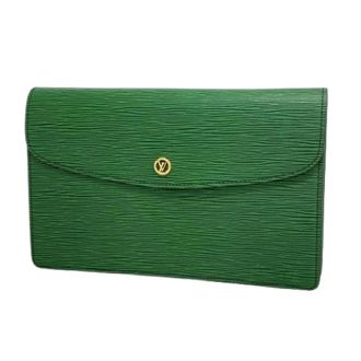 Louis Vuitton Pre-owned Clutches, female, Green, Size: ONE SIZE Pre-owned Clutch bag