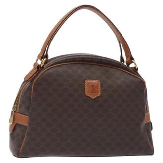Celine Tweedehands leren handtassen - Dames - Vintage Handtas - Bruin - ONE Size - Leer - Vintage