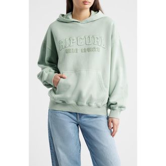 Rip Curl Varsity Sports Hoodie in Green at Nordstrom, Size Xx-Small