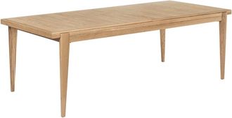 GUBI S-Table, rechteckig ausziehbar, 95 x 220-320 cm, Eiche matt lackiert