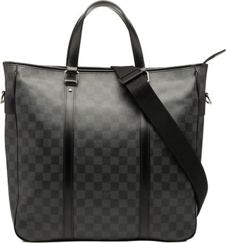 Louis Vuitton Coated Canvas Damier Graphite Tadao PM
