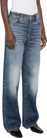 7 For All Mankind Dames, Jeans, Blauw, Maat: W30 Denim
