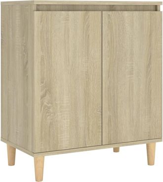 vidaXL Aparador Con Patas Madera Contrachapada Roble Sonoma 60x35x70cm Vidaxl