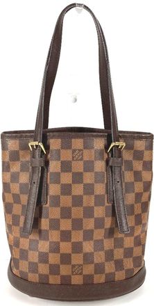 Louis Vuitton Brown Ebene Damier Canvas Shoulder Bag Tote Bag (Pre-Owned)
