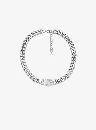 Michael Kors Buckle Chain-Link Necklace