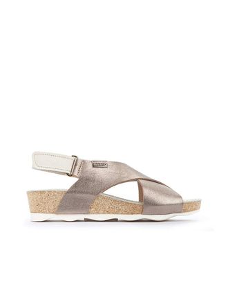 Pikolinos Leather Flat Sandals Mahon W9E