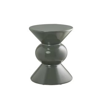 Moloo Mesa auxiliar de fibra de vidrio verde &oslash;34 cm