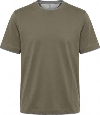 Brunello Cucinelli T-Shirt With Faux-Layering