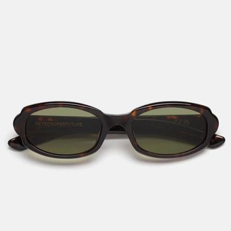 Retro Superfuture Sunglasses Esatto 3627 Xs6 Brown/Green Unisex