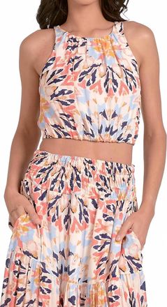 Elan Vera Top In Multi Kaleidos