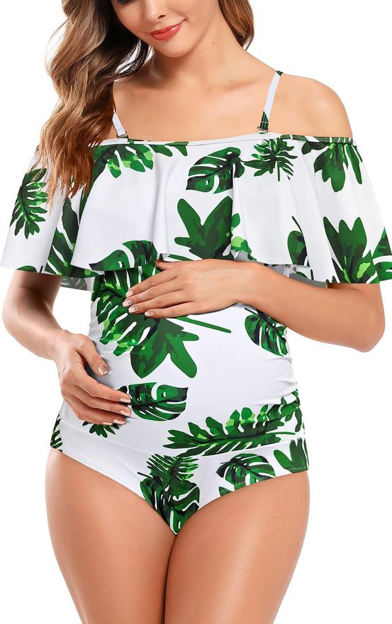 Off the shoulder 2 piece bathing suit clearance