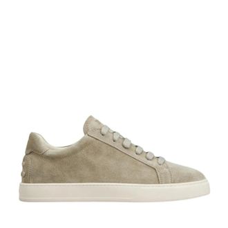 Tod's Tods, Sneakers, male, Gray, Size: 8 1/2 US Suede Sneakers