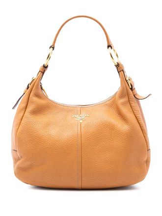 Prada 2000-2025 Vitello Daino hobo bag - Brown