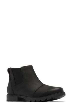 Sorel Emelie III Waterproof Chelsea Boot in Black/Black at Nordstrom Rack, Size 8.5