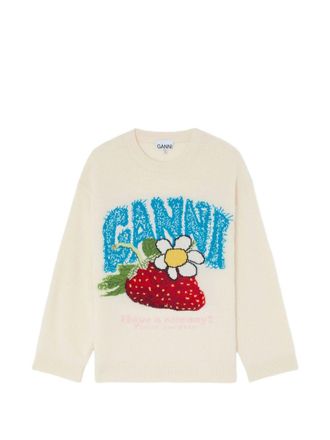 Ganni Maglione Ganni Girocollo In Lana