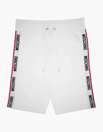 Moschino Mens Moschino Underwear Logo Tape Shorts White 001 - Size: 35/34/32