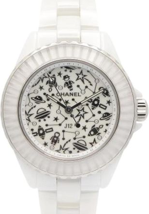 Chanel Pre-owned Vintage Keramische Polshorloge - Dames - Vintage Horloges - Wit - ONE Size - Vintage