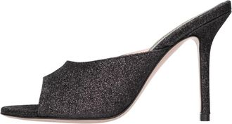 Gedebe Emily 105 - Dames - Muiltjes - Zwart - 39 EU - Leer - Schoenen