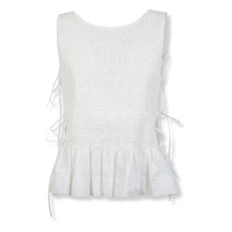 Ganni Donna, Top, Bianco, L, new