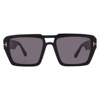 Tom Ford Redford Smoke Navigator Mens Sunglasses FT1153 01A 56