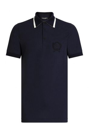 Dolce & Gabbana CREST POLO Size: 52, colour: NAVY